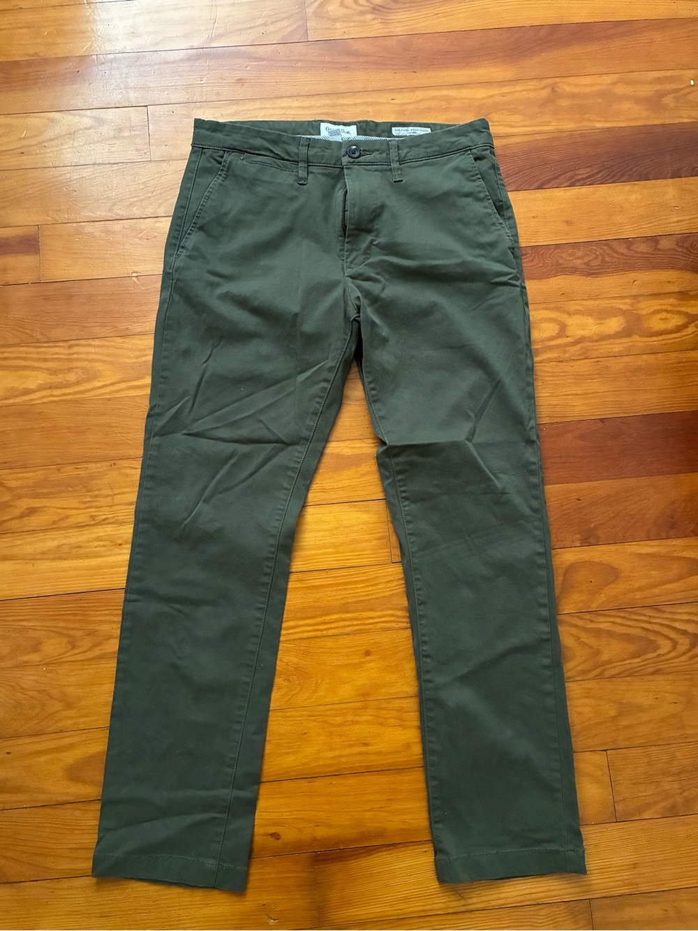 Goodfellow & Co Olive Straight Fit Chinos